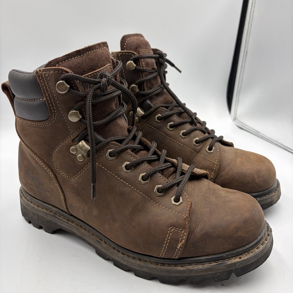 Western Chief Men's Size USA 9 Work Boots Style 601E Soft Toe